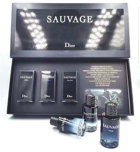 sauvage dior sets|Dior Sauvage aftershave gift set.